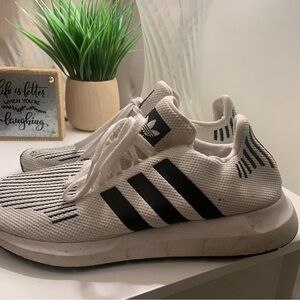 Adidas Grand Court White and Black Sneakers